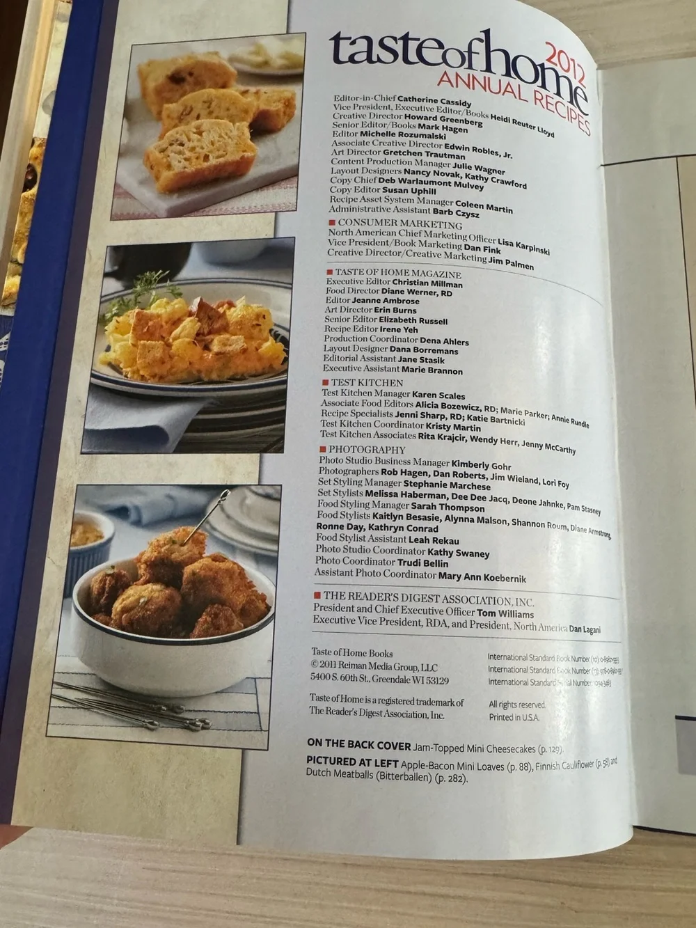 Taste of Home 2012 Annual Recipes Cookbook
